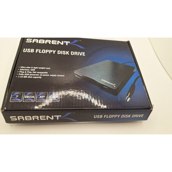 Sabrent USB 2.0‎ Floppy Disk Drive FL-UDRV  NEW - Picture 1 of 4